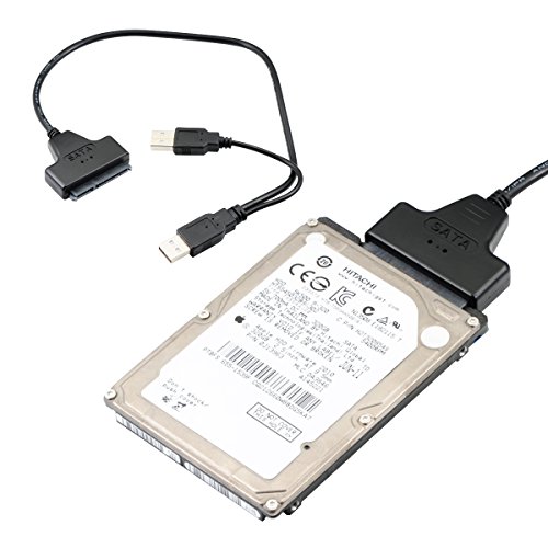QUMOX USB 2.0 Zu SATA 2.5 „Externe Festplatte SSD Festplatte Adapter Konverter Kabel PC - 2