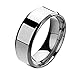 Produktbild JUSTSELL  Ring, Stilvoller Minimalistischer Unisex-Paar Ring Schwarzer Silberner Einfacher Ringring Paar Ring Valentinstag Ring Verlobungsring Ehering Geburtstagsgeschenk