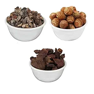 The Forest Herbs Natural Care From Nature Organic Whole Dried Amla, Reetha, Shikakai Raw Form for Hair Care Each 100Gms