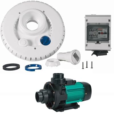 espa - kit pompe 44m3/h + facade + coffret électrique pour nage à contre courant ncr2 wiper3 300 mono