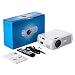 Produktbild HD 1080P LED Mini Beweglicher Projektor Multimedia Heimkino Vivid Kino (Farbe: Weiß)