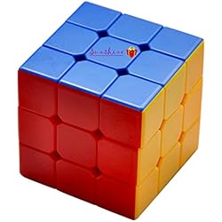 Toyshine High Stability Stickerless - 3X3X3 Speed Cube, Multi Color