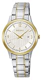 Seiko Damen Analog Quarz Uhr mit Edelstahl Armband SXDG94P1
