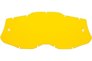 Seecle SE-41S266-HZ Lente di ricambio gialla compatibile per occhiale/maschera 100% RACECRAFT 2 / STRATA 2 / ACCURI 2 / MERCURY 2