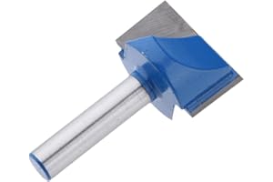 Fenteer DIY Groove Cutter Double-Edged Carbide for Long Service Life, 8 mm Shank, Choice of Cutting Diameter, 8 x 28 mm