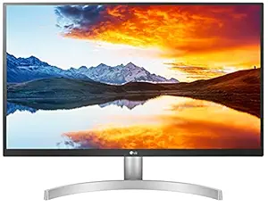 LG 27 inch 4K-UHD (3840 x 2160) HDR 10 Monitor (Gaming & Design) with IPS Panel, HDMI x 2, Display Port, AMD Freesync - 27UL500 (Silver Stand with White Body)
