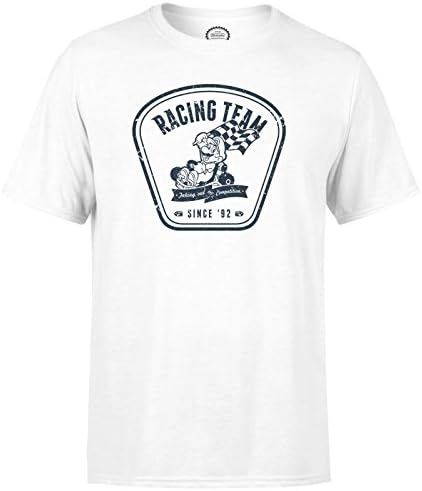 Official Nintendo Mario Kart Racing Team Men's White T-Shirt - XL