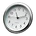 Produktbild Yiqiane Auto Anzeigegerät Autopaste Uhr Kleine Runde Hochpräzise Bord Quarz Uhr Leuchtende Auto Uhr Meter Perfekte Autodekoration zum Fahrer Autos (Color : White)