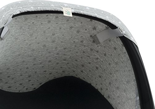 Sonnenverdeck für Maxi-Cosi Pebble y Bébé confort Gruppe 0 -grauen Farben mit White Star - 7