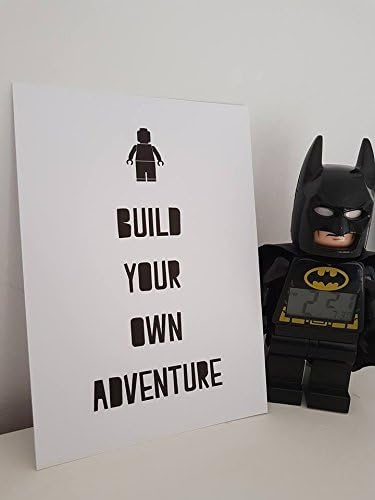 Hodge Podge Creations Lego Boys Bedroom A4 Print BUILD YOUR OWN ADVENTURE