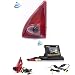 Produktbild HSRpro Drahtlose Kabellose Funk Rückfahrkamera für Renault Master, Nissan NV400 & Opel Mavano Bremslicht + FARB Monitor - IR Licht Nachtsicht Kamera Rear View Camera