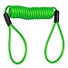 Produktbild Kingus Portable Motorrad Helm Diebstahlschutz Seil Diebstahlschutz am Lenker Erinnern Seil Erinnerung Drahtseil, Grün