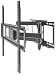 Produktbild Manhattan 461351 Universal Basic TV-Wandhalterung neig- und schwenkbar ( geeignet für Flachbildschirme und Curved Displays von 37" bis 70" ) bis zu 40 kg  Robuste Stahlkonstruktion schwarz
