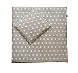 Linden 08637 Bettwäsche Dots, 80 x 80 cm und Kissen 35 x 40 cm - 2