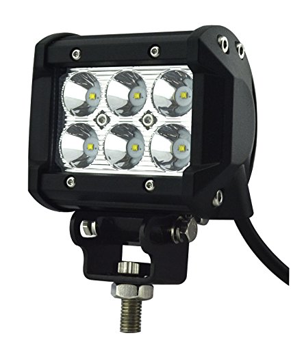 MIRACLE 18W CREE 1800LM LED Offroad Flutlicht Reflektor Scheinwerfer Arbeitslicht SUV, UTV, ATV Arbeitsscheinwerfer Zusatzscheinwerfer 12V 24V Arbeits-Licht-Lampen-Bar (20 Stück) - 4