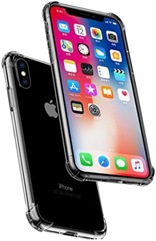 iPhone X Case, Transparent Clear Air Cushion Corner Shock-Absorption Drop Protective Case Cover Soft Silica Gel TPU