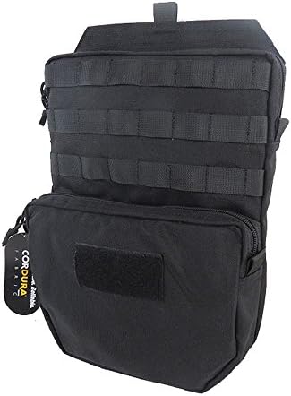 xing xiao Back Bag 3L Tactical Molle Hiking Hydration Pack Outdoor First Aid Jpc Vest Water Bag Military Assault Backpack 1000D Waterproof,Black