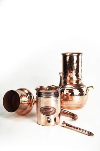 „CopperGarden®“ Destille ✿ Kolonnenbrennerei 0,5 Liter ✿ völlig legale Schnapsbrennerei ✿ Ideal auch zur Herstellung von Hydrolaten und ätherischen Ölen - 3
