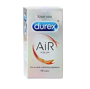 Durex Air Ultra Thin Condoms for an Earth Shattering Experience (Love Sex, 10S)