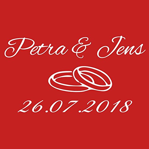 Geldgeschenke zur Hochzeit – Schatztruhe mit Gravur ==> 2 Namen, 1 Datum, 2 Ringe – personalisierte Hochzeitsgeschenke kaufen, Verpackung für Geldgeschenk - 8