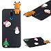 Produktbild Handyhülle für Huawei Mate 10 Lite,CESTOR Luxus Niedlich [3D Weihnachten Hirsch Serie] Ultra Dünn Weich Flexibel TPU Silikon Hülle für Huawei Mate 10 Lite,Stoßfest Gummi Schlank Leicht Schutzhülle [mit 360°Drehbarer Ringhalter Fingerhalter] für Huawei Mate 10 Lite,Schwarz