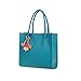 Price comparison product image Fashion Elegant Handbag,Girls Handbags Leather Shoulder Bag Candy Color Flowers Women Tote (Blue)