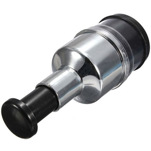 Allesschneider – TOOGOO(R) Druecken Zwiebel Knoblauch Gemuese Allesschneider Zerhacker Schneider Schaelmaschine Reibe Schwarz + Silber - 2