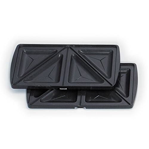 BEEM Multi-Star Superior 5-in-1, für Waffeln, Sandwiches, Hamburger, Donuts, Rösti oder Kartoffelpuffer, gebürstetem Edelstahl/schwarz - 7