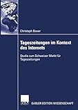 Image de Tageszeitungen Im Kontext Des Internets: Studie Zum Schweizer Markt Fur Tageszeitungen