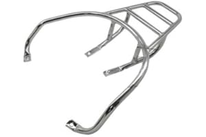 STREETPARTS24 Gepäckträger Topcasehalter Chrom passend für Peugeot Django 50 125