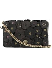 Coach Mujer 38197OLBLK Negro Cuero Bolso De Hombro