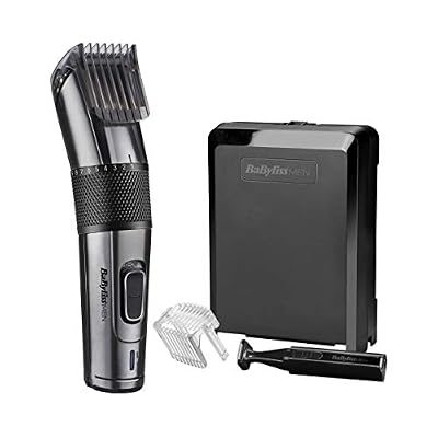 BaByliss Men Tondeuse Cheveux Carbon Titanium - Gris/Noir