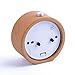 Produktbild GAOHL Runde hölzerne Uhr Mute die leuchtenden Buche 9,5 * 4,9 * 10 cm