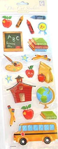 Dekoset zum Schulanfang 2 x Girlanden + 8 x Luftballons + 3D-Sticker - 7