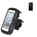 Produktbild K-S-Trade Fahrrad Halterung für Sony Xperia XZ1 Compact Handyhalterung Halter Lenkstange Fahrradhalterung Motorrad Bike Mount Wasserabweisend regensicher schwarz (1x)