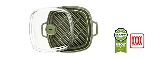Risoli VaporGrill 26x26 Dr. Green® Extra Induction con coperchio Made in Italy