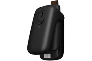 Andoer Mini Sigillante Per Sacchetti Di Plastica, Sigillatore Sottovuoto Portatile Con Taglierina, Per Alimenti