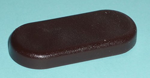 6 St. Gleiter, Kunststoff, weiß, 45 x 20 x 5 mm, 2 Stifte - 5