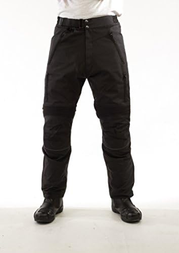 XTRM GALAXY Motorbike Motorcycle Scooter Adult Trousers CE Armoured Waterproof Trousers/Pants Mens Textile Black Trouser Huge Size Range (2XL/38 Waist)