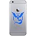 Price comparison product image POKEMON GO - Team MYSTIC Mobile Phone Laptop Tablet Car iPhone 4 4s 5 5c 5s 6 Galaxy S4 S5 S6, Android Vinyl Window Glass Walls Bumper Sticker Decal ( BLUE )
