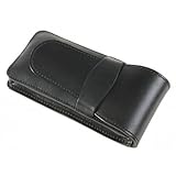 Gewicht: ca. 100 g Edles Stifte-Etui Leder Midi v. Shalimar, Colour:Black