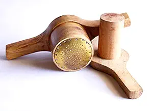 Aaghnya Traditional Wooden Kitchen Press, Idiyappam, Sev Sancha Maker with Brass Bottom