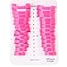 G2PLUS Nail Polish Stencil 26 PCS in 10 Sizes Nail Painting Guide Mess Saver Nail Art Basic Tool Accessories