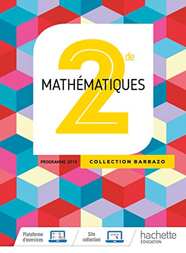 Mathématiques Barbazo 2ndeLivre ÉlèveEd 2019