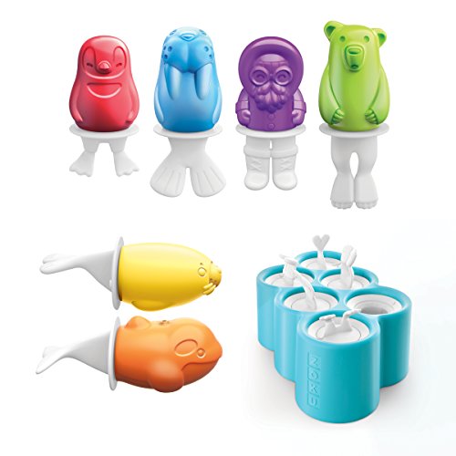 ECHTE Zoku Polar Pops Set von 6 Langsam Pop Stieleis Formen mit Tropfschutz - 2