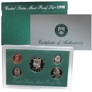 Proof Set in Original Box 1998 S Proof by Rare Coins