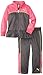 PUMA Little Girls' Colorblock Peplum Tricot Set, Dark Grey, 3 Tall Color: Dark Grey Size: 3T (Baby/Babe/Infant - Little ones)