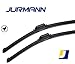 Produktbild Jurmann Vision+ Aero Scheibenwischer Komplettsatz 600/350 mm Vorne mit Adapter Gelenklos hohe Qualität Wischerblätter