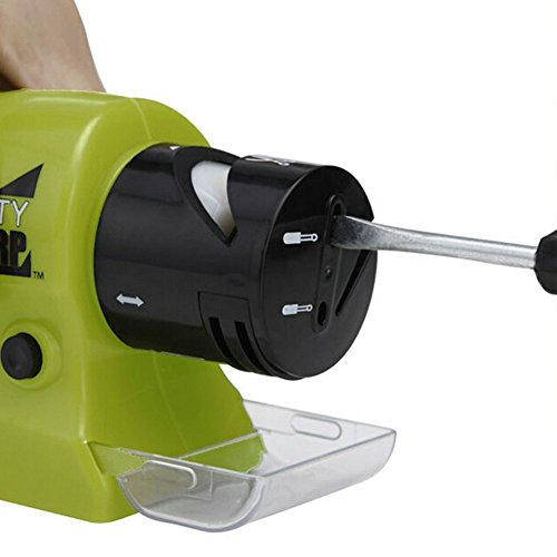 Multifunktionale Kitchen Elektrische Messerschärfer, Hohe Qualität Multifunktions-Home Kitchen Werkzeug Elektrische Schleifstifte Elektrische Messerschärfer für Küche Messer/Schere/Obst Messer. - 4