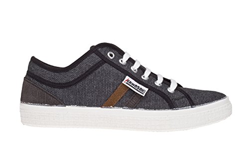 Kawasaki Country Washed, Zapatillas Unisex Adulto, Negro (Black/Brown/Gr), 42 EU